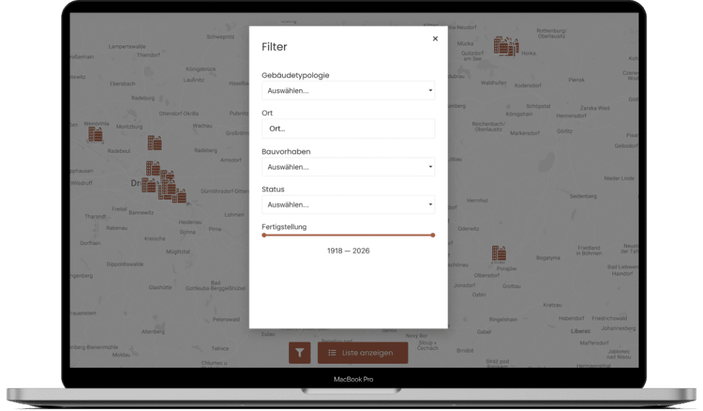 code pixies GmbH | Ein Filter für die Holzbaukarte | Macbook Pro 16 mockup